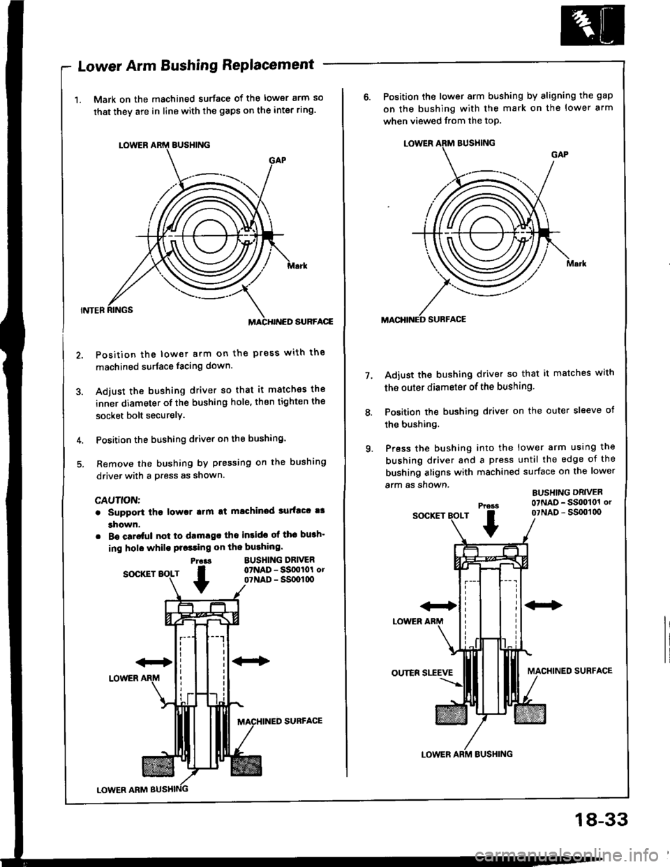 HONDA INTEGRA 1994 4.G Workshop Manual HONDA INTEGRA 1994 4.G Workshop Manual