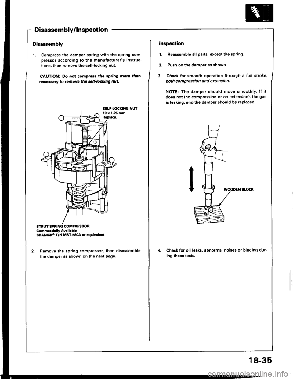 HONDA INTEGRA 1994 4.G Workshop Manual HONDA INTEGRA 1994 4.G Workshop Manual