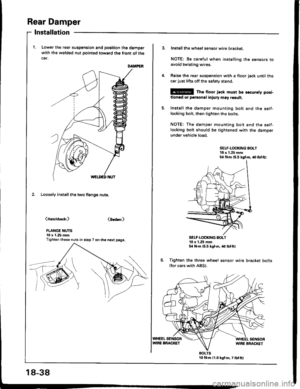 HONDA INTEGRA 1994 4.G Workshop Manual HONDA INTEGRA 1994 4.G Workshop Manual