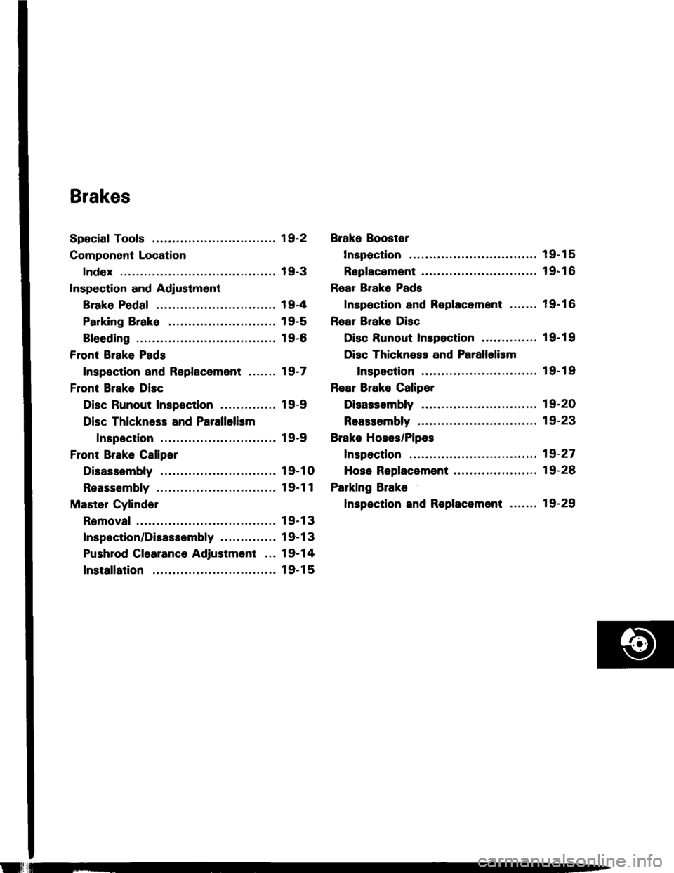 HONDA INTEGRA 1994 4.G Workshop Manual HONDA INTEGRA 1994 4.G Workshop Manual