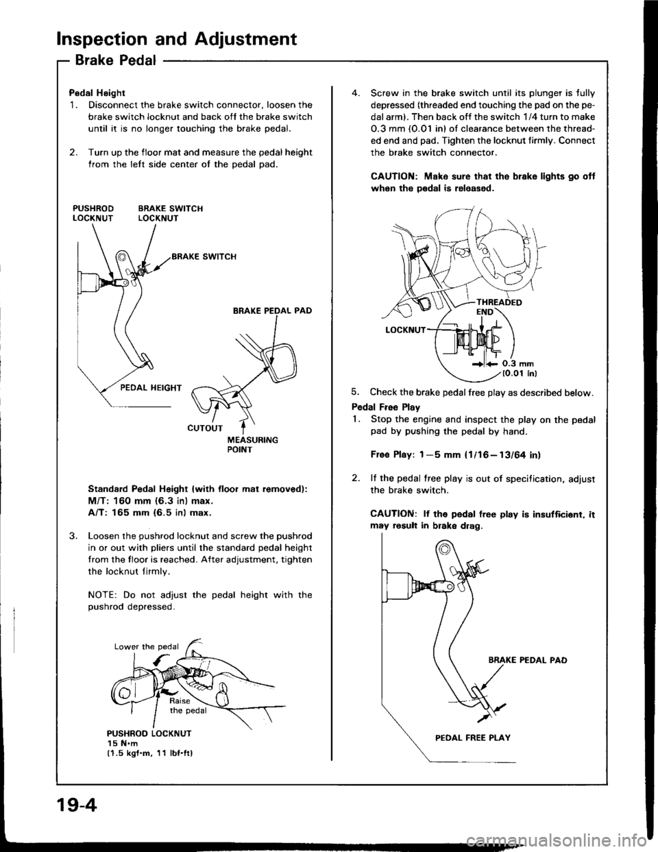 HONDA INTEGRA 1994 4.G Workshop Manual HONDA INTEGRA 1994 4.G Workshop Manual