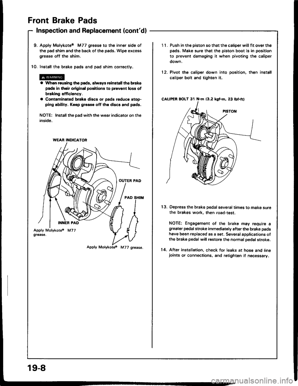 HONDA INTEGRA 1994 4.G Workshop Manual HONDA INTEGRA 1994 4.G Workshop Manual