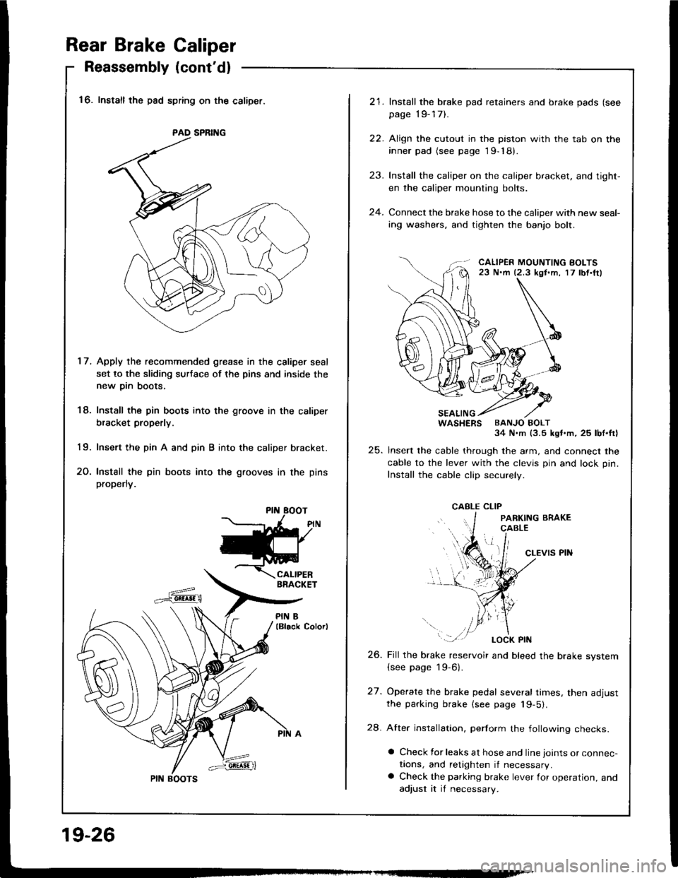 HONDA INTEGRA 1994 4.G Workshop Manual HONDA INTEGRA 1994 4.G Workshop Manual