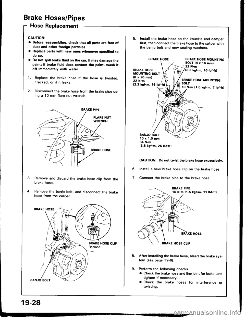 HONDA INTEGRA 1994 4.G Workshop Manual HONDA INTEGRA 1994 4.G Workshop Manual
