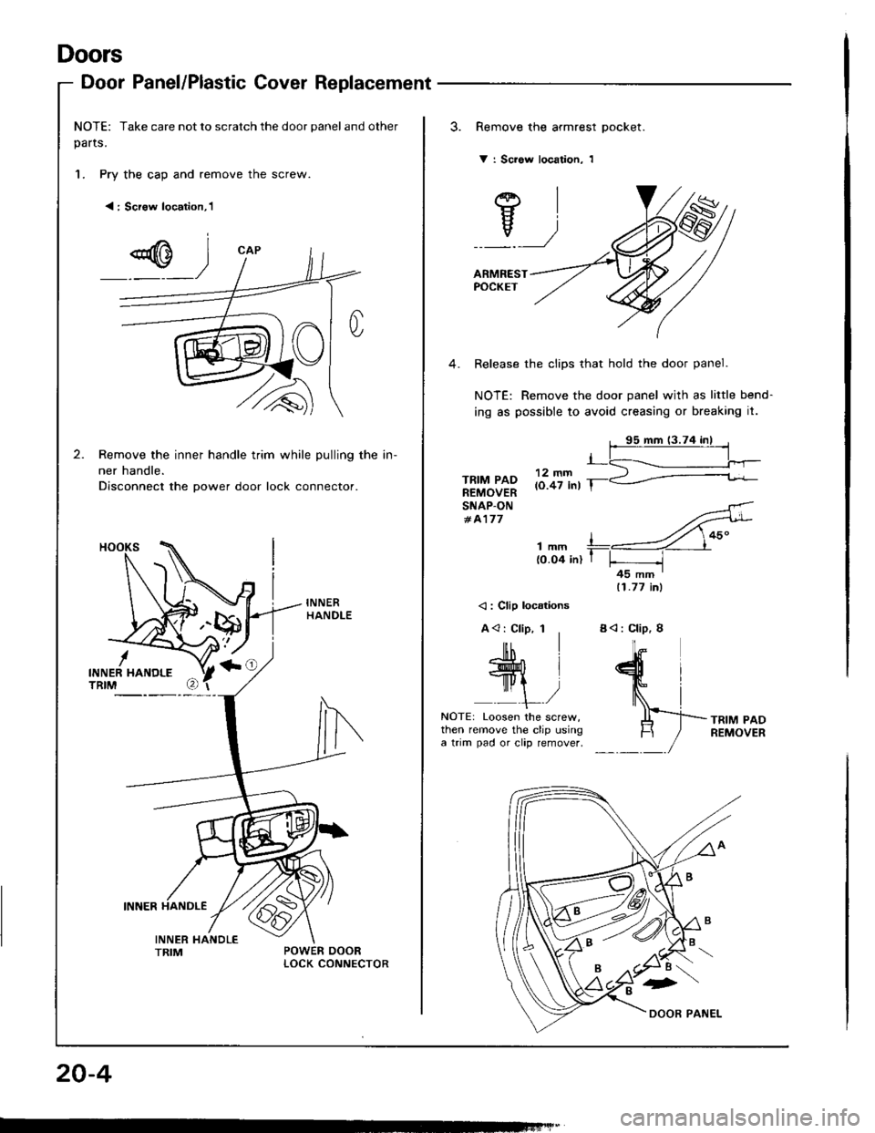 HONDA INTEGRA 1994 4.G Workshop Manual 