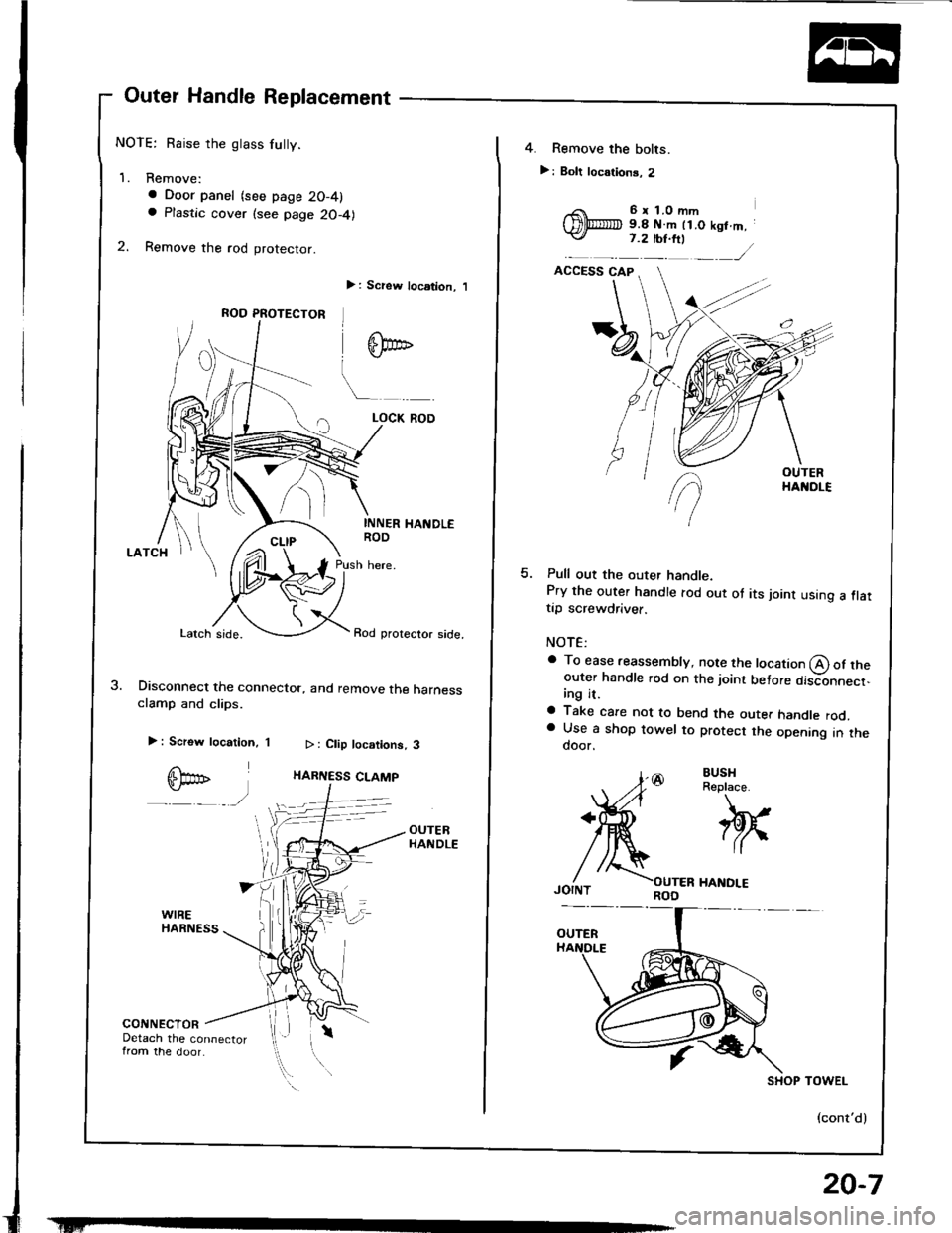 HONDA INTEGRA 1994 4.G Workshop Manual 