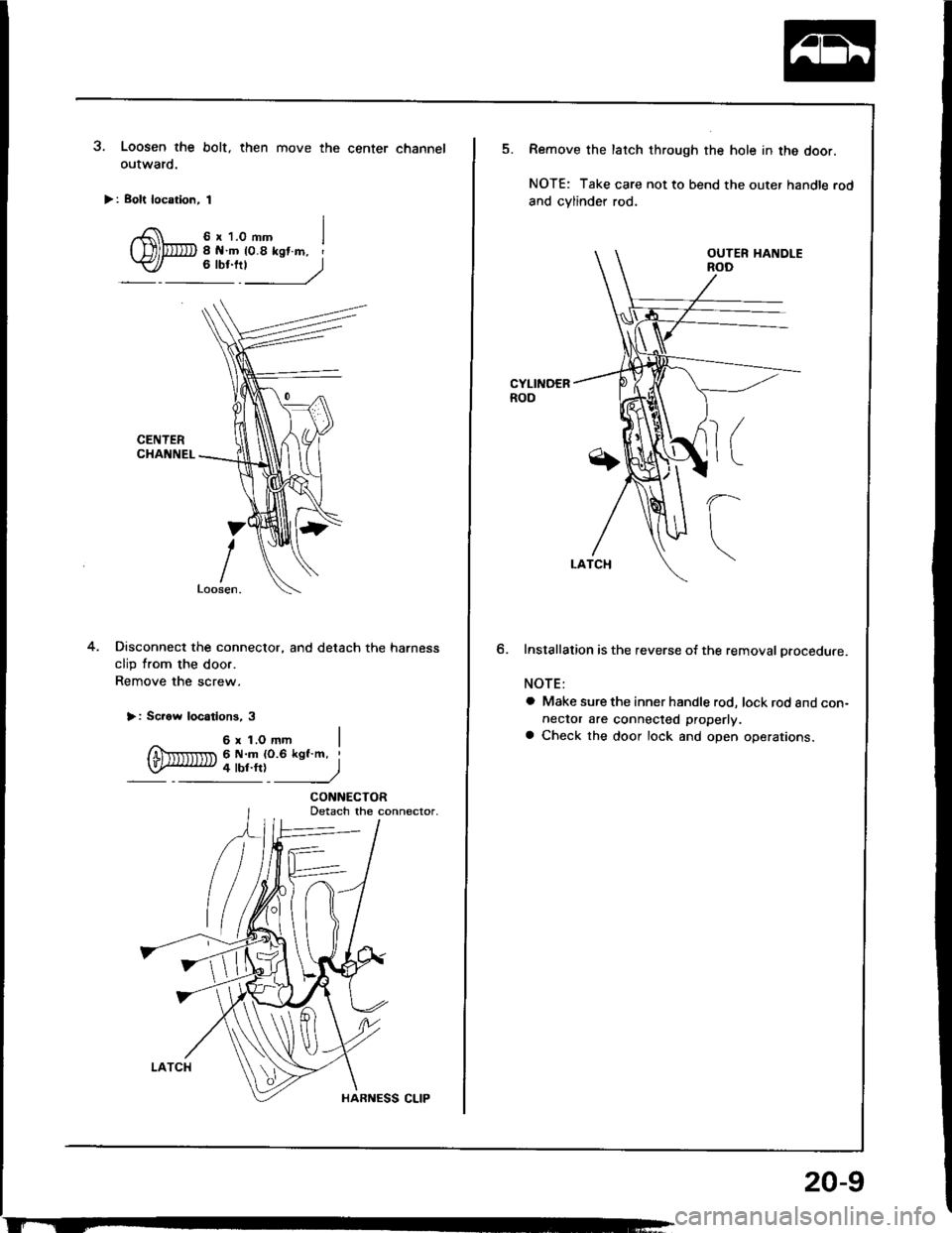HONDA INTEGRA 1994 4.G Workshop Manual 