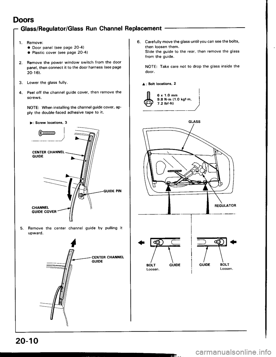 HONDA INTEGRA 1994 4.G Workshop Manual 
