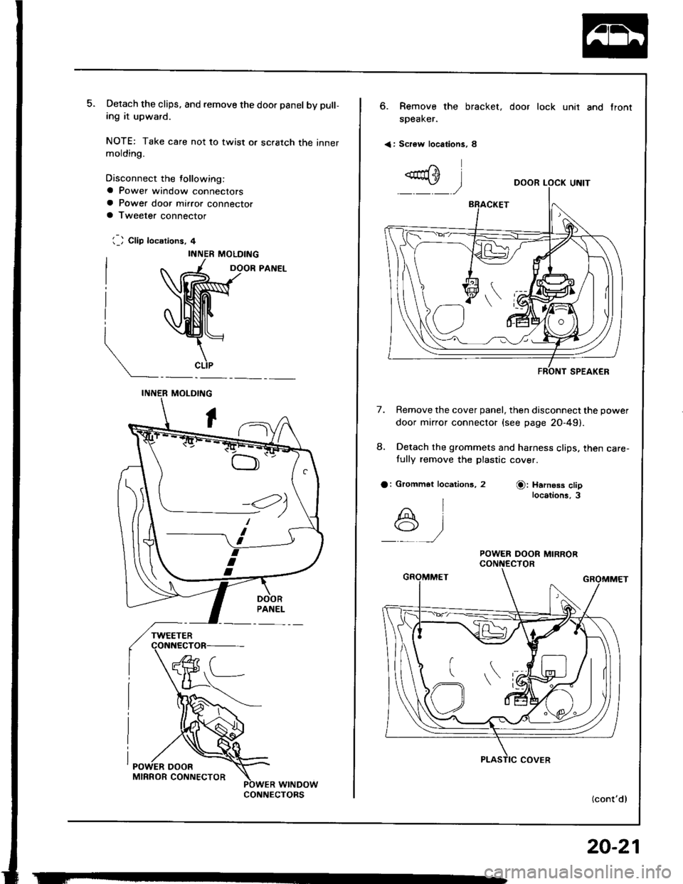 HONDA INTEGRA 1994 4.G Workshop Manual HONDA INTEGRA 1994 4.G Workshop Manual