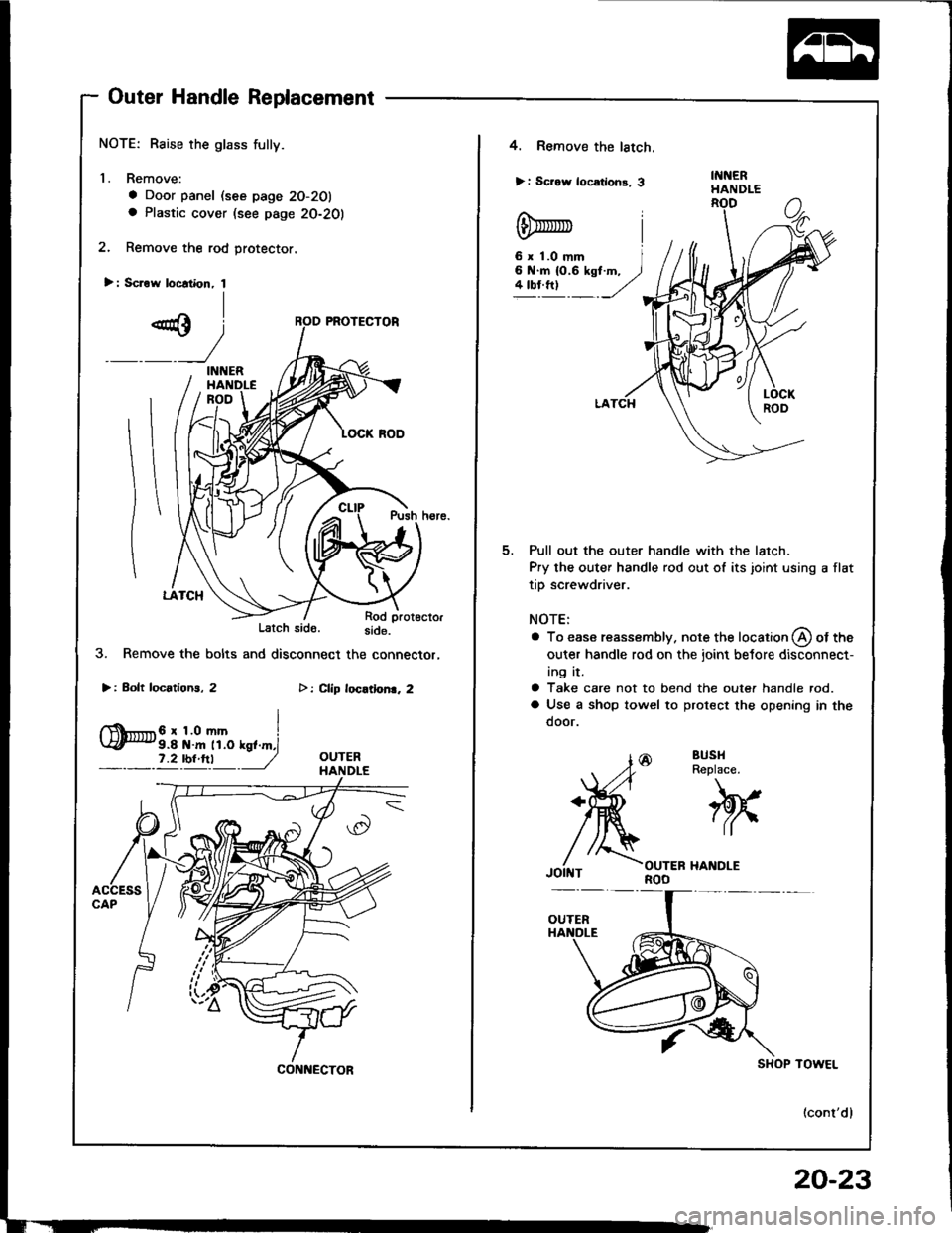HONDA INTEGRA 1994 4.G Workshop Manual 