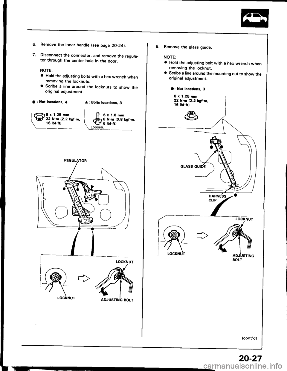HONDA INTEGRA 1994 4.G Workshop Manual 