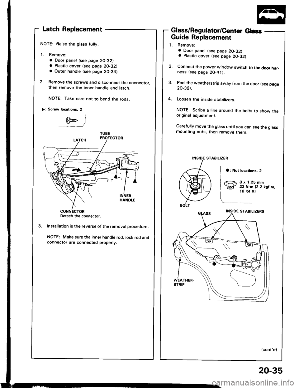 HONDA INTEGRA 1994 4.G Workshop Manual HONDA INTEGRA 1994 4.G Workshop Manual