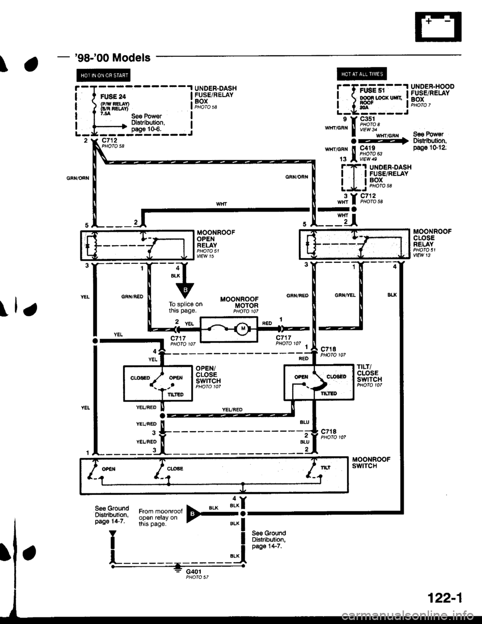 HONDA CIVIC 1998 6.G Workshop Manual 98-00 Models
@
\
I
I
I
I
---1 UNDER.DASH
c712PHOfO s8
trr-ii--lH$3.A.|39"
ffi**iF,?T",-----J
MOONROOFOPENRELAY
MOONROOFclosERELAYPHO|O 51vtEw 13
I Y C3s1
""t,cntr ! fflo"tLI wrricnl So€ Powsr HONDA CIVIC 1998 6.G Workshop Manual 98-00 Models
@
\
I
I
I
I
---1 UNDER.DASH
c712PHOfO s8
trr-ii--lH$3.A.|39"
ffi**iF,?T",-----J
MOONROOFOPENRELAY
MOONROOFclosERELAYPHO|O 51vtEw 13
I Y C3s1
""t,cntr ! fflo"tLI wrricnl So€ Powsr