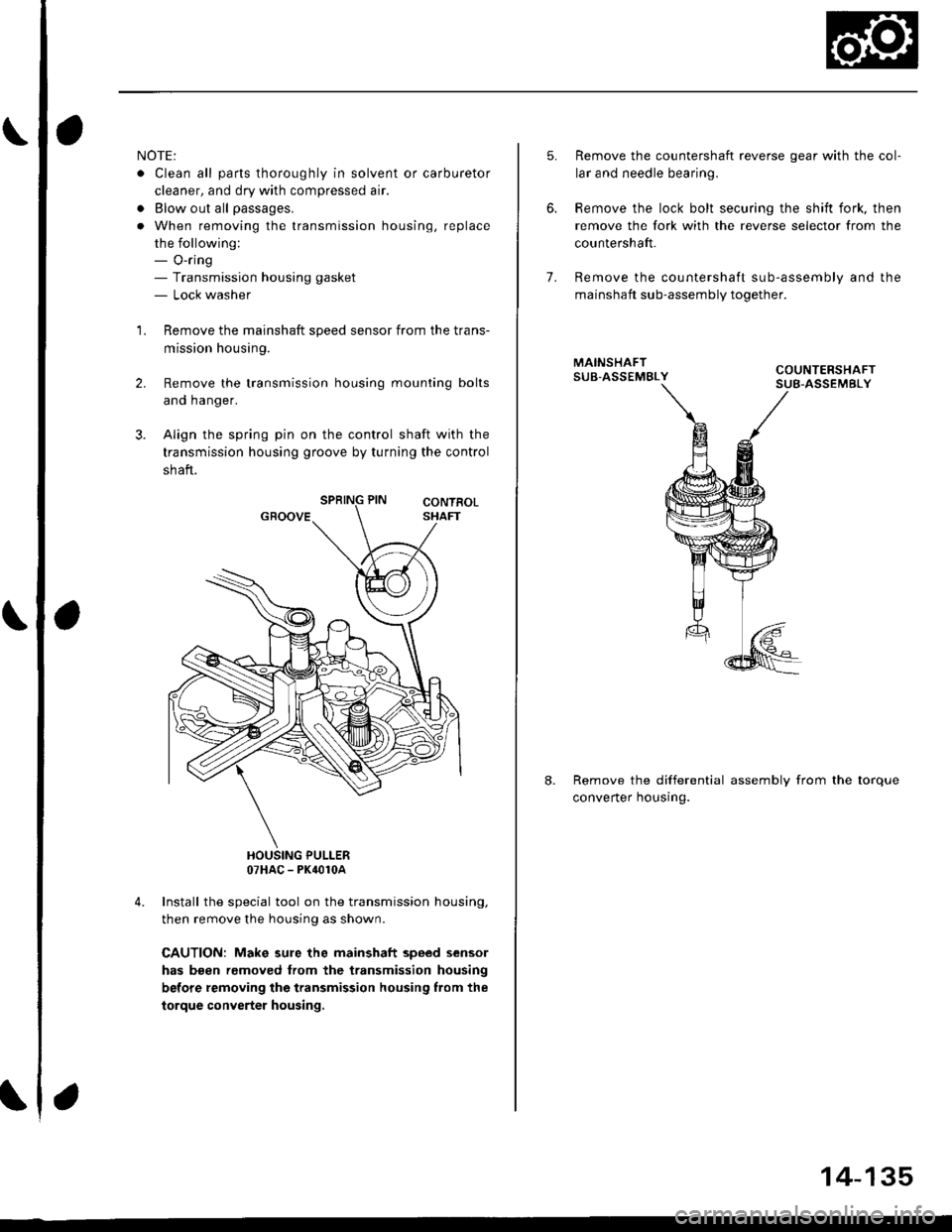 HONDA CIVIC 1999 6.G Workshop Manual HONDA CIVIC 1999 6.G Workshop Manual