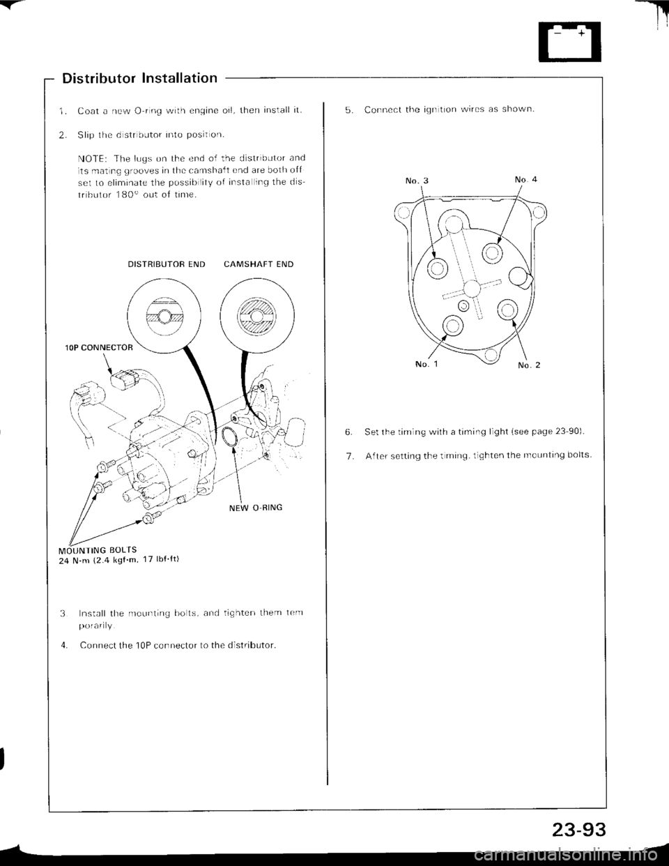HONDA INTEGRA 1998 4.G Workshop Manual 