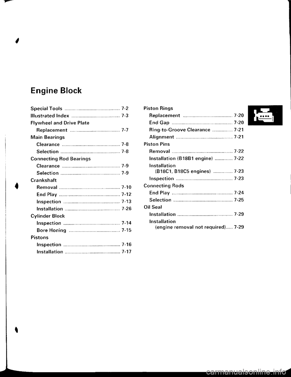 HONDA INTEGRA 1998 4.G Workshop Manual 
