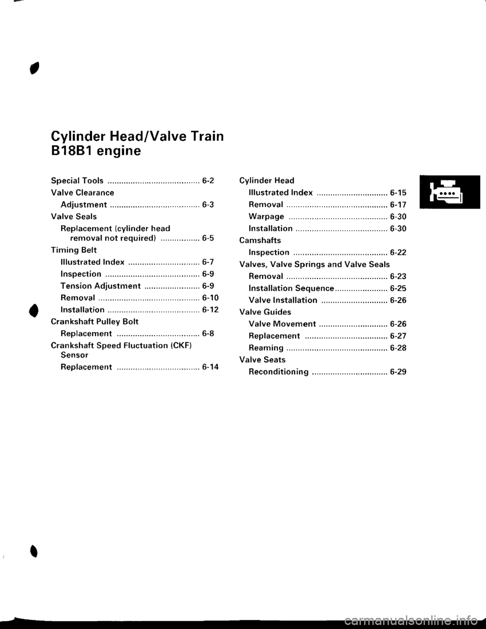 HONDA INTEGRA 1998 4.G Repair Manual 