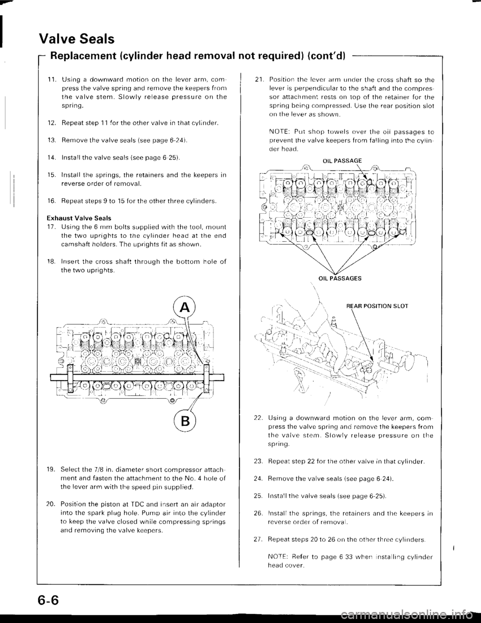 HONDA INTEGRA 1998 4.G Repair Manual 