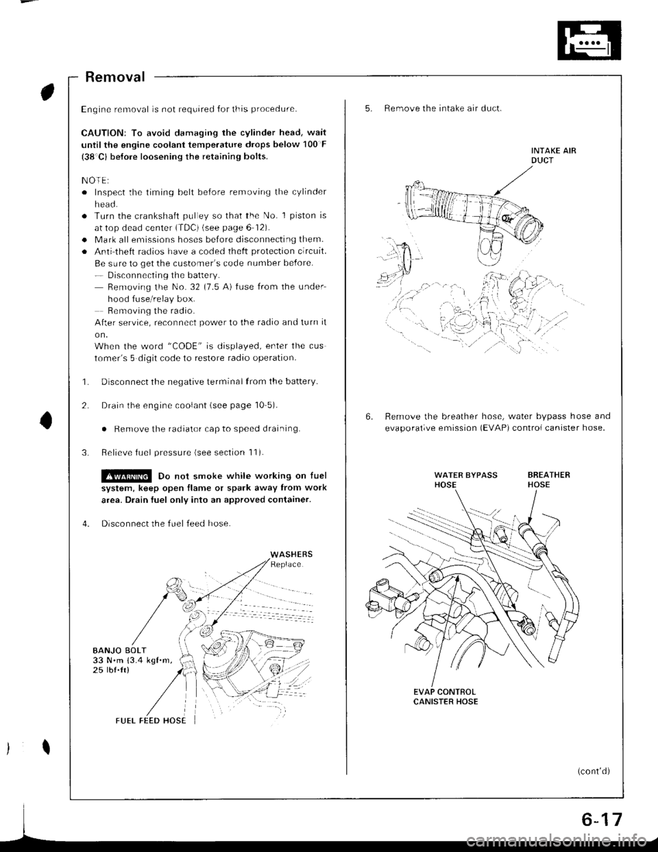 HONDA INTEGRA 1998 4.G Manual PDF 