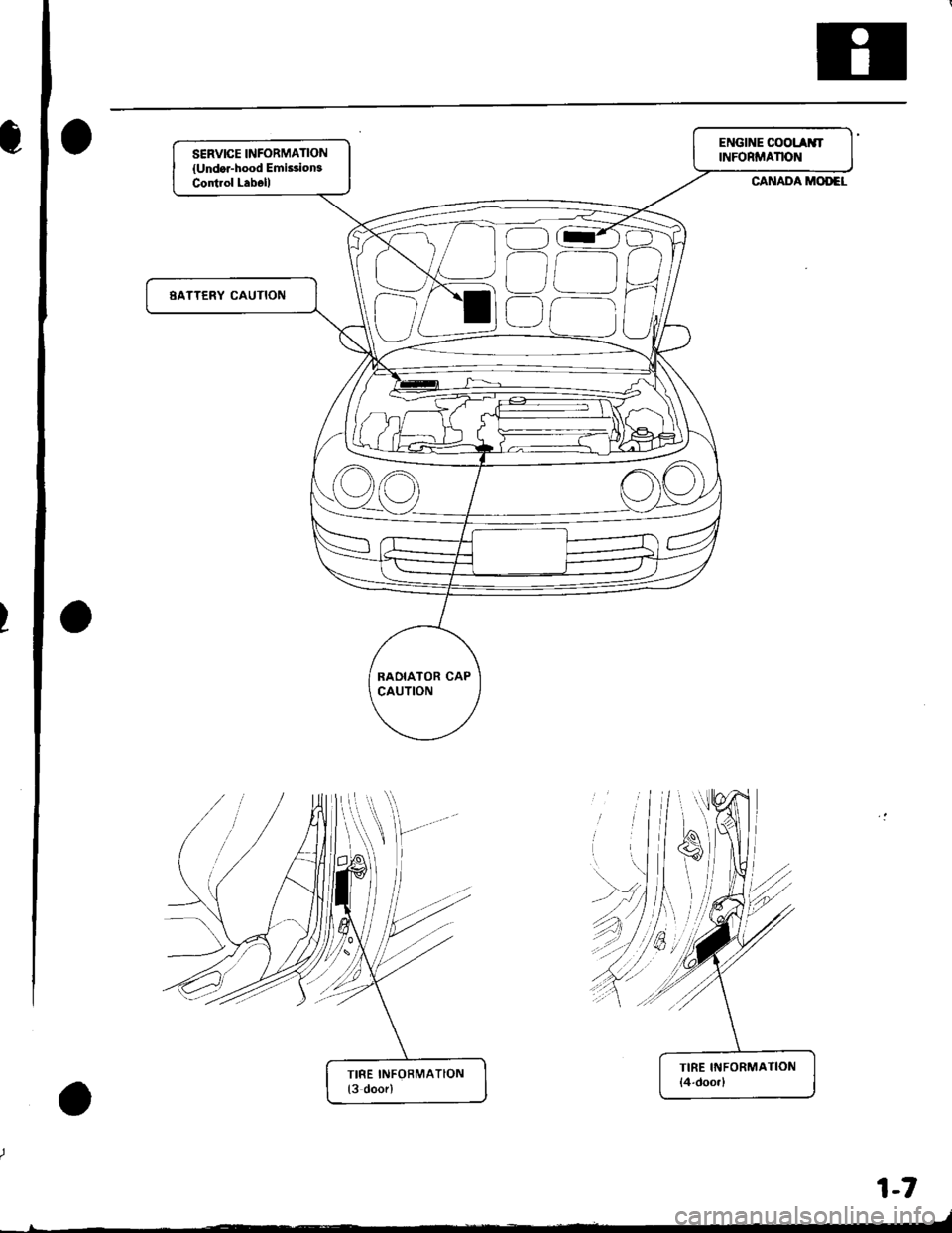 HONDA INTEGRA 1998 4.G Workshop Manual 