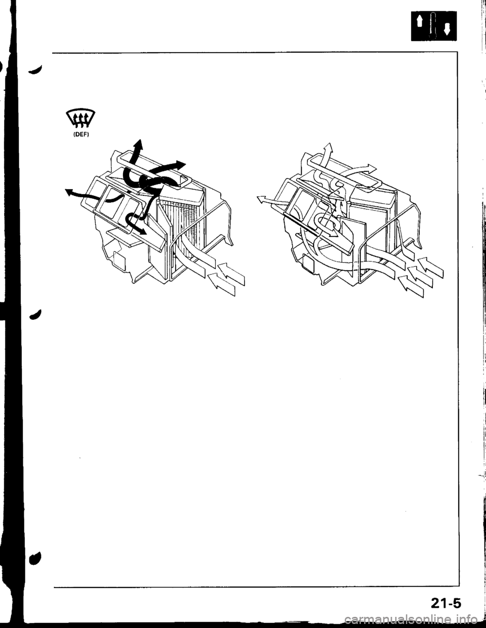 HONDA INTEGRA 1998 4.G Workshop Manual w
{DEFI
21-5 