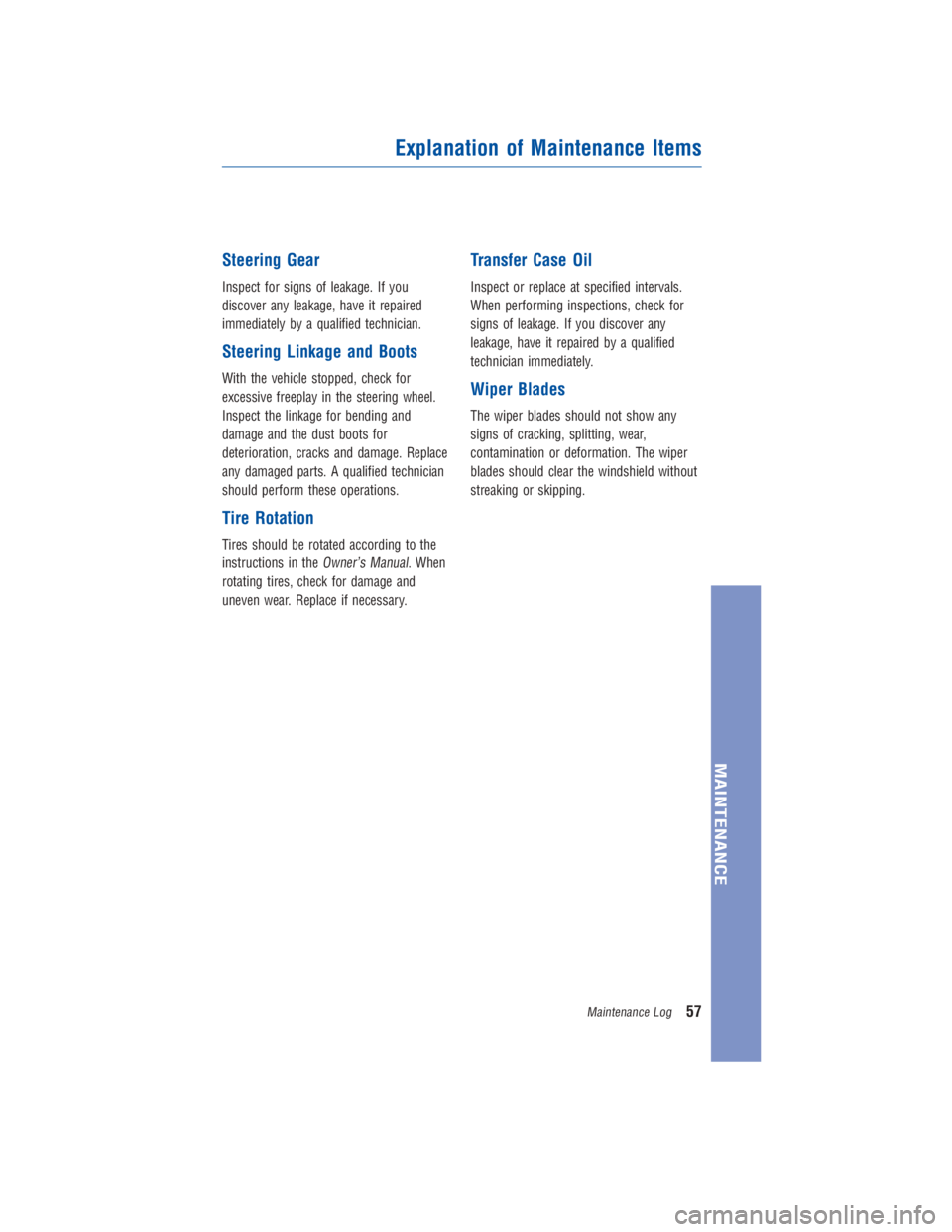 TOYOTA 4RUNNER 2018 Warranties & Maintenance Guides (in English) JOBNAME: 2878012-en-2018_4Run PAGE: 57 SESS: 4 OUTPUT: Fri Jul 7 10:35:59 2017
/InfoShareAuthorCODA/InfoShareAuthorCODA/TS_Warr_Maint/2878012-en-2018_4Runner.00505-18WMG-4RUN/TS_Warr_Maint_v1
Steering TOYOTA 4RUNNER 2018 Warranties & Maintenance Guides (in English) JOBNAME: 2878012-en-2018_4Run PAGE: 57 SESS: 4 OUTPUT: Fri Jul 7 10:35:59 2017
/InfoShareAuthorCODA/InfoShareAuthorCODA/TS_Warr_Maint/2878012-en-2018_4Runner.00505-18WMG-4RUN/TS_Warr_Maint_v1
Steering