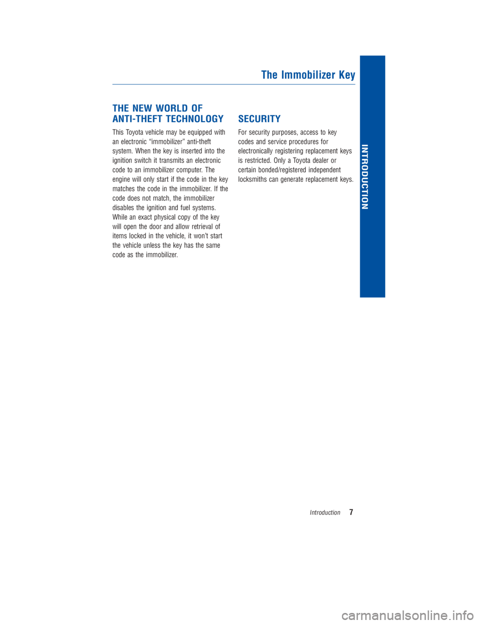 TOYOTA 4RUNNER 2018 Warranties & Maintenance Guides (in English) JOBNAME: 2878012-en-2018_4Run PAGE: 7 SESS: 4 OUTPUT: Fri Jul 7 10:35:59 2017
/InfoShareAuthorCODA/InfoShareAuthorCODA/TS_Warr_Maint/2878012-en-2018_4Runner.00505-18WMG-4RUN/TS_Warr_Maint_v1
THE NEW W TOYOTA 4RUNNER 2018 Warranties & Maintenance Guides (in English) JOBNAME: 2878012-en-2018_4Run PAGE: 7 SESS: 4 OUTPUT: Fri Jul 7 10:35:59 2017
/InfoShareAuthorCODA/InfoShareAuthorCODA/TS_Warr_Maint/2878012-en-2018_4Runner.00505-18WMG-4RUN/TS_Warr_Maint_v1
THE NEW W