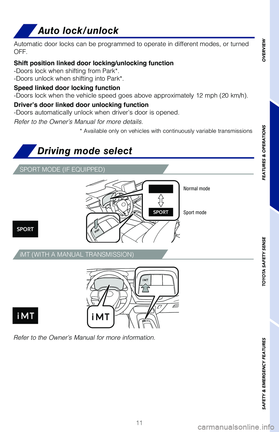 TOYOTA COROLLA 2021 (in English) User Guide 63926_Corolla_Txt.indd 1163926_Corolla_Txt.indd 113/24/20 9:04 AM3/24/20 9:04 AM TOYOTA COROLLA 2021 (in English) User Guide 63926_Corolla_Txt.indd 1163926_Corolla_Txt.indd 113/24/20 9:04 AM3/24/20 9:04 AM