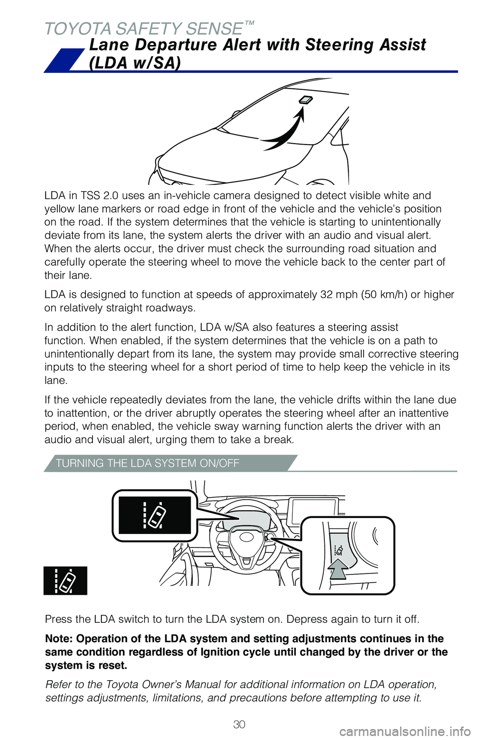 TOYOTA COROLLA 2021 (in English) Owners Guide 63926_Corolla_Txt.indd 3063926_Corolla_Txt.indd 303/24/20 9:04 AM3/24/20 9:04 AM TOYOTA COROLLA 2021 (in English) Owners Guide 63926_Corolla_Txt.indd 3063926_Corolla_Txt.indd 303/24/20 9:04 AM3/24/20 9:04 AM