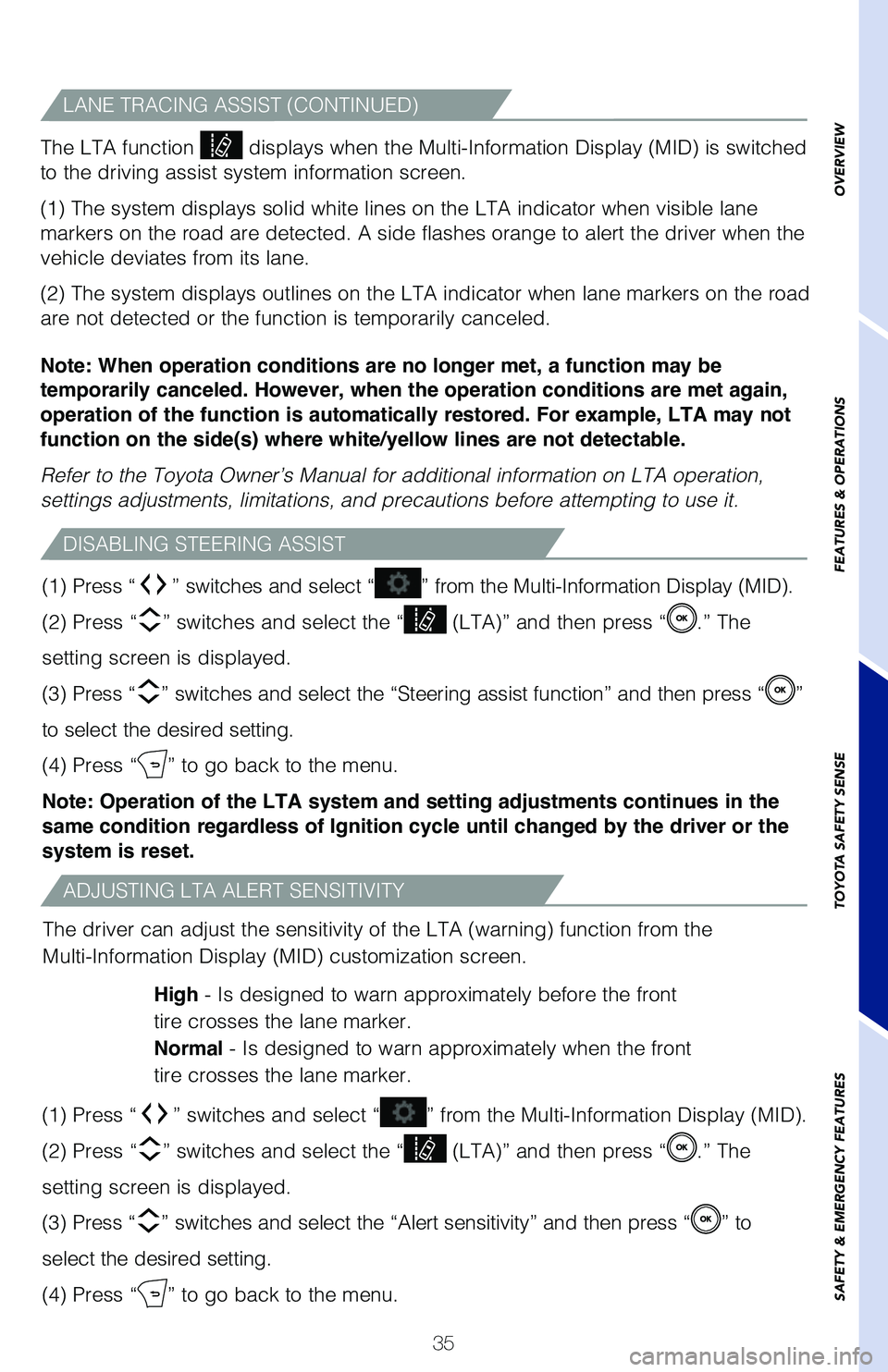 TOYOTA COROLLA 2021 (in English) Owners Guide 63926_Corolla_Txt.indd 3563926_Corolla_Txt.indd 353/24/20 9:04 AM3/24/20 9:04 AM TOYOTA COROLLA 2021 (in English) Owners Guide 63926_Corolla_Txt.indd 3563926_Corolla_Txt.indd 353/24/20 9:04 AM3/24/20 9:04 AM
