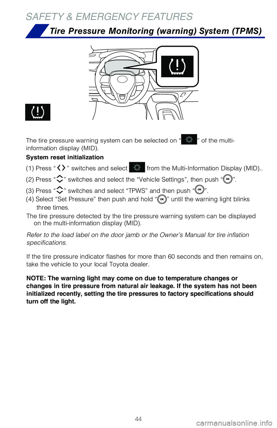 TOYOTA COROLLA 2021 (in English) Service Manual 63926_Corolla_Txt.indd 4463926_Corolla_Txt.indd 443/24/20 9:04 AM3/24/20 9:04 AM TOYOTA COROLLA 2021 (in English) Service Manual 63926_Corolla_Txt.indd 4463926_Corolla_Txt.indd 443/24/20 9:04 AM3/24/20 9:04 AM