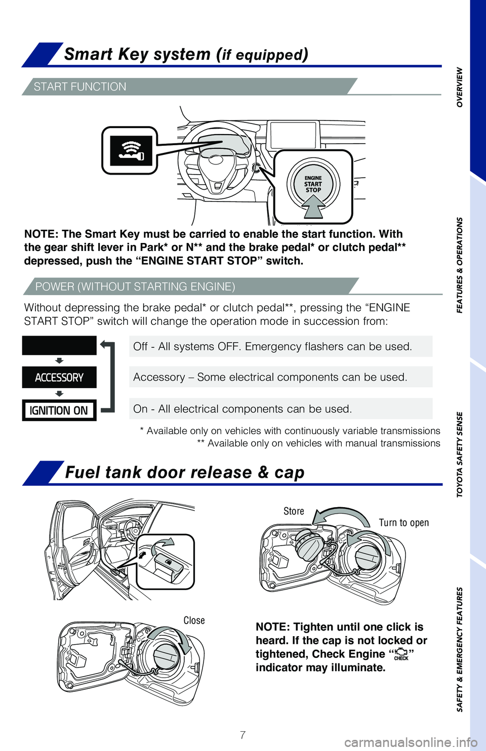 TOYOTA COROLLA 2021  Owners Manual (in English) 63926_Corolla_Txt.indd   763926_Corolla_Txt.indd   73/24/20   9:04 AM3/24/20   9:04 AM 