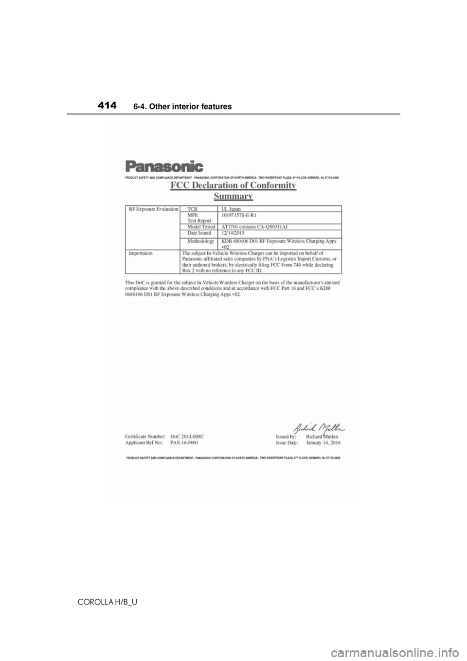 TOYOTA COROLLA HATCHBACK 2021 Owners Manual (in English) 4146-4. Other interior features
COROLLA H/B_U TOYOTA COROLLA HATCHBACK 2021 Owners Manual (in English) 4146-4. Other interior features
COROLLA H/B_U