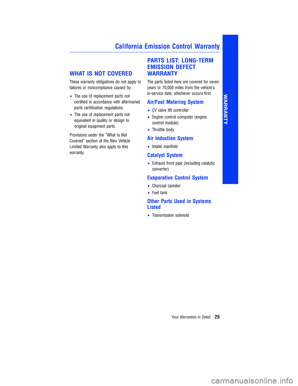 TOYOTA COROLLA iM 2018 Warranties & Maintenance Guides (in English) JOBNAME: 2878014-en-2018_Coro PAGE: 25 SESS: 5 OUTPUT: Tue Jul 11 11:33:27 2017
/InfoShareAuthorCODA/InfoShareAuthorCODA/TS_Warr_Maint/2878014-en-2018_Corolla-iM.00505-18WMG-CORIM/TS_Warr_Maint_v1
WHA TOYOTA COROLLA iM 2018 Warranties & Maintenance Guides (in English) JOBNAME: 2878014-en-2018_Coro PAGE: 25 SESS: 5 OUTPUT: Tue Jul 11 11:33:27 2017
/InfoShareAuthorCODA/InfoShareAuthorCODA/TS_Warr_Maint/2878014-en-2018_Corolla-iM.00505-18WMG-CORIM/TS_Warr_Maint_v1
WHA