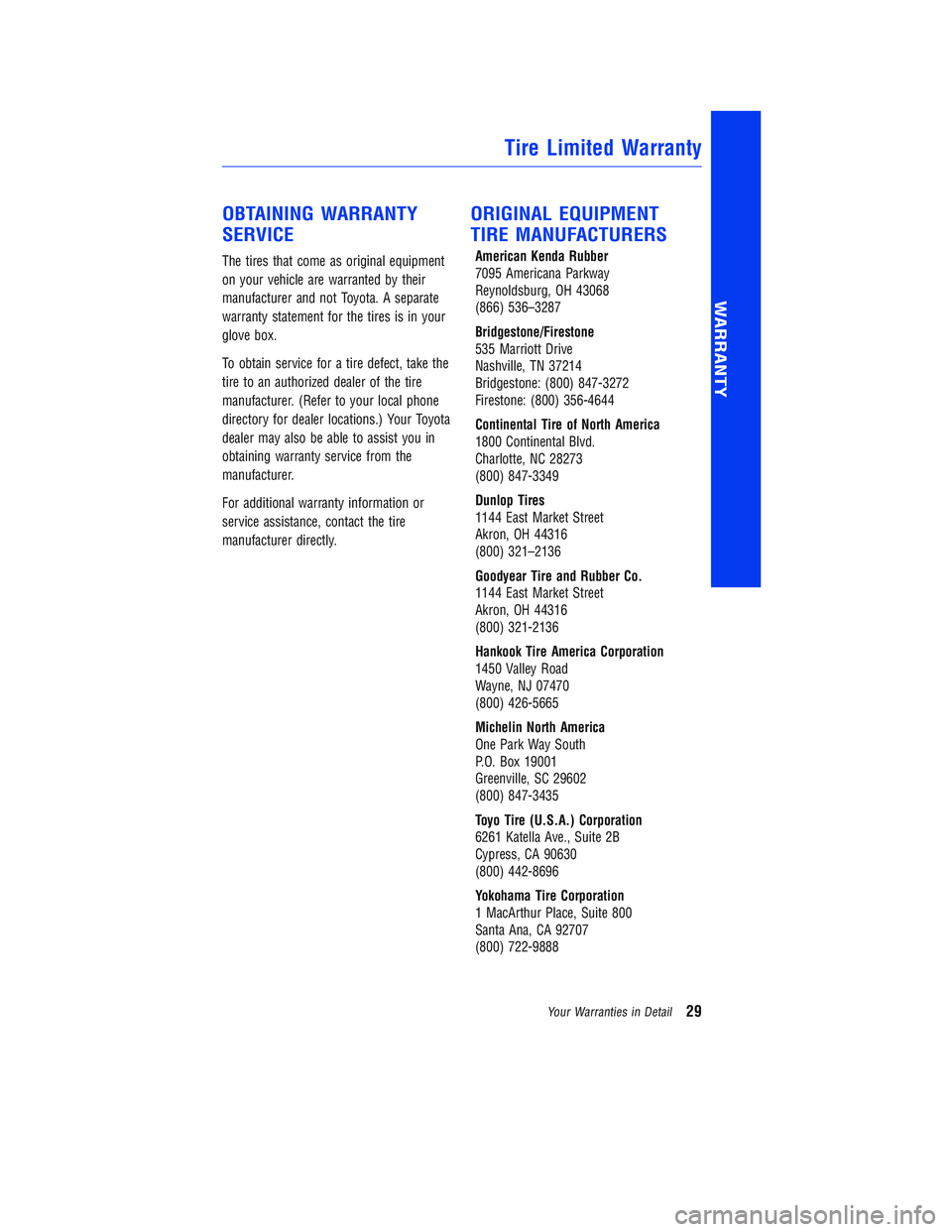 TOYOTA COROLLA iM 2018 Warranties & Maintenance Guides (in English) JOBNAME: 2878014-en-2018_Coro PAGE: 29 SESS: 5 OUTPUT: Tue Jul 11 11:33:27 2017
/InfoShareAuthorCODA/InfoShareAuthorCODA/TS_Warr_Maint/2878014-en-2018_Corolla-iM.00505-18WMG-CORIM/TS_Warr_Maint_v1
OBT TOYOTA COROLLA iM 2018 Warranties & Maintenance Guides (in English) JOBNAME: 2878014-en-2018_Coro PAGE: 29 SESS: 5 OUTPUT: Tue Jul 11 11:33:27 2017
/InfoShareAuthorCODA/InfoShareAuthorCODA/TS_Warr_Maint/2878014-en-2018_Corolla-iM.00505-18WMG-CORIM/TS_Warr_Maint_v1
OBT