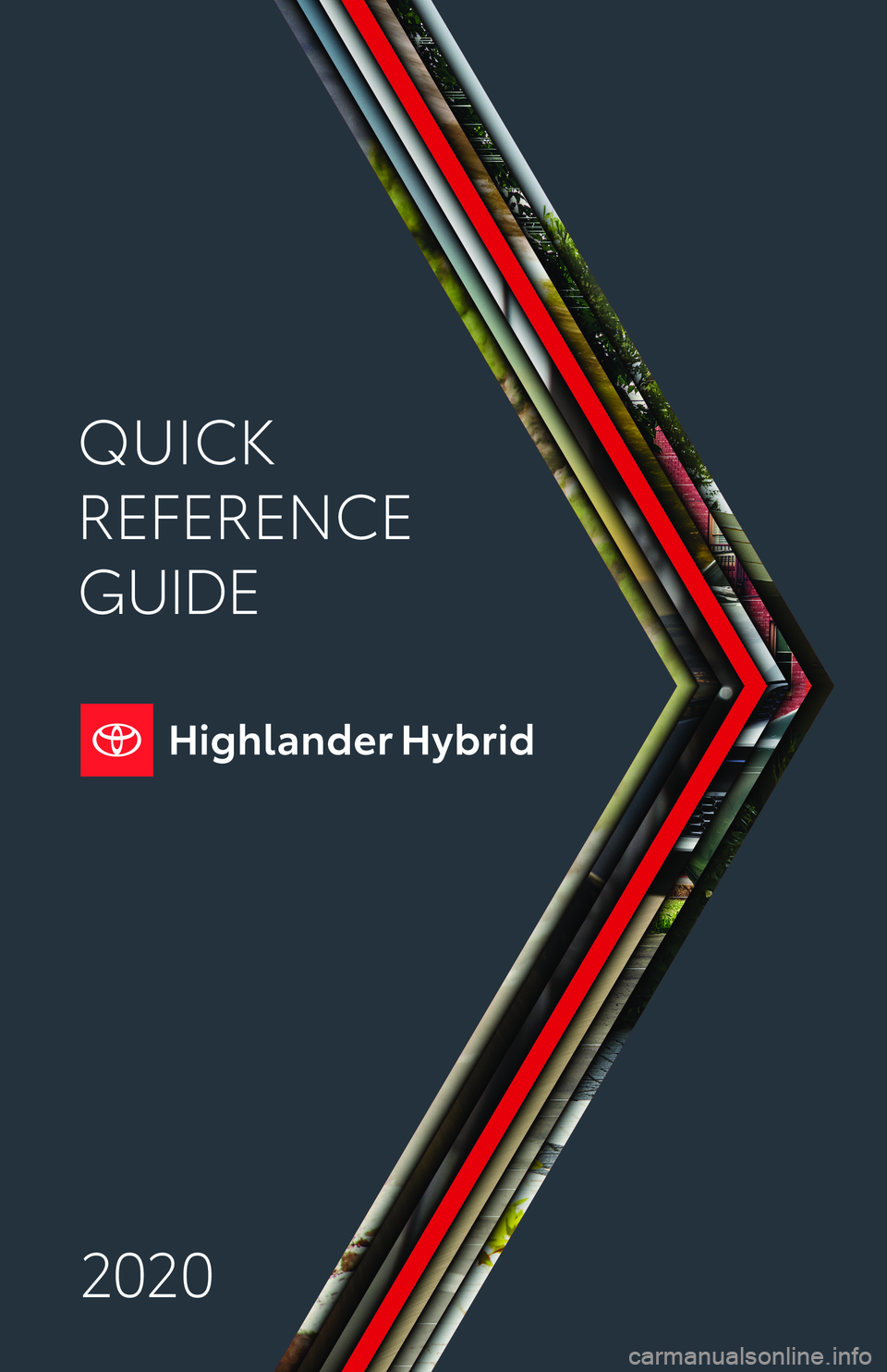 TOYOTA HIGHLANDER HYBRID 2020 Owners Manual (in English) QUICK
REFERENCE
GUIDE
2020 TOYOTA HIGHLANDER HYBRID 2020 Owners Manual (in English) QUICK
REFERENCE
GUIDE
2020