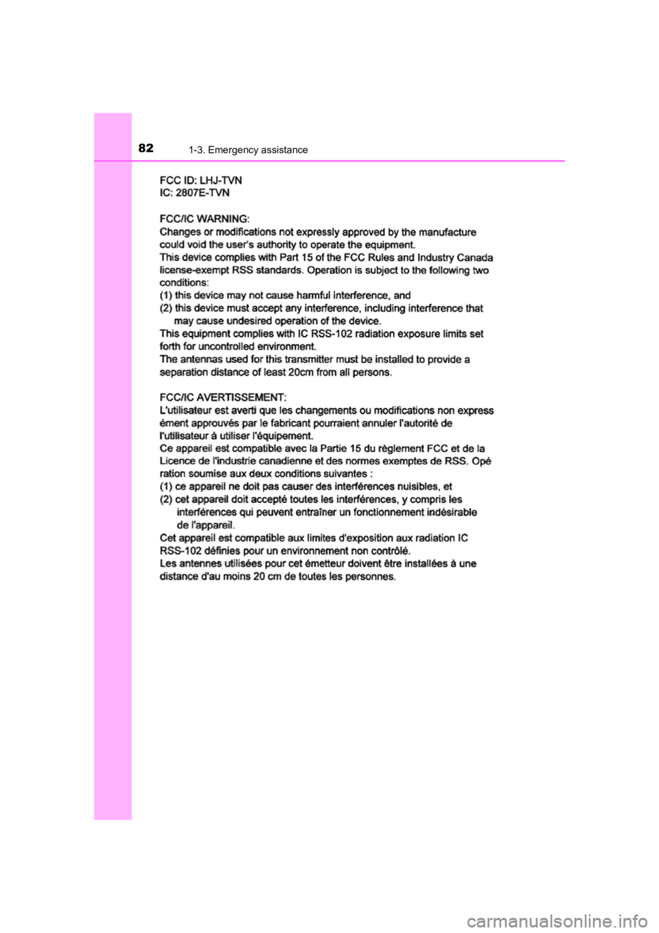 TOYOTA PRIUS PRIME 2020 (in English) Manual Online 821-3. Emergency assistance
PRIUS PRIME_OM_OM47C77U_(U) TOYOTA PRIUS PRIME 2020 (in English) Manual Online 821-3. Emergency assistance
PRIUS PRIME_OM_OM47C77U_(U)