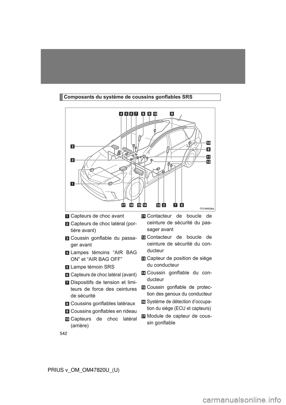 TOYOTA PRIUS V 2013 Owners Manual (in English) 542
PRIUS v_OM_OM47820U_(U) TOYOTA PRIUS V 2013 Owners Manual (in English) 542
PRIUS v_OM_OM47820U_(U)
