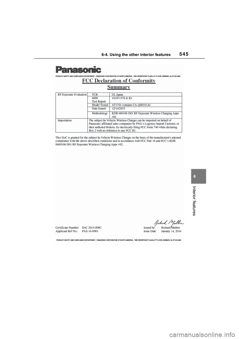 TOYOTA RAV4 2020 Owners Manual (in English) 5456-4. Using the other interior features
6
Interior features TOYOTA RAV4 2020 Owners Manual (in English) 5456-4. Using the other interior features
6
Interior features