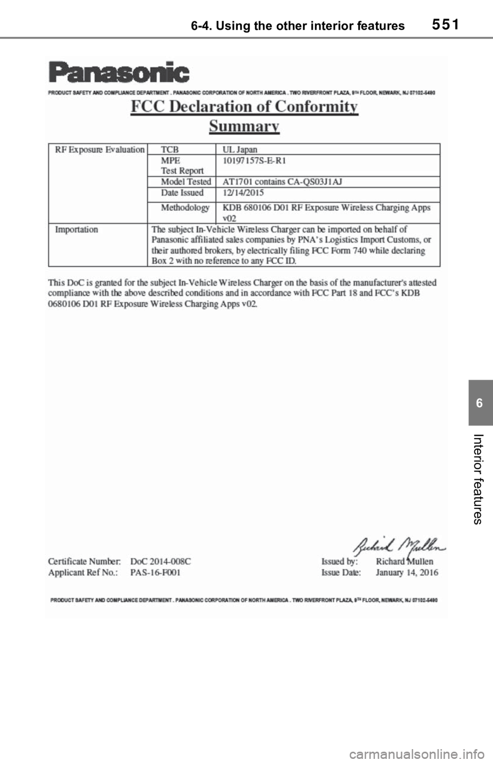 TOYOTA RAV4 HYBRID 2020 Owners Manual (in English) 5516-4. Using the other interior features
6
Interior features TOYOTA RAV4 HYBRID 2020 Owners Manual (in English) 5516-4. Using the other interior features
6
Interior features