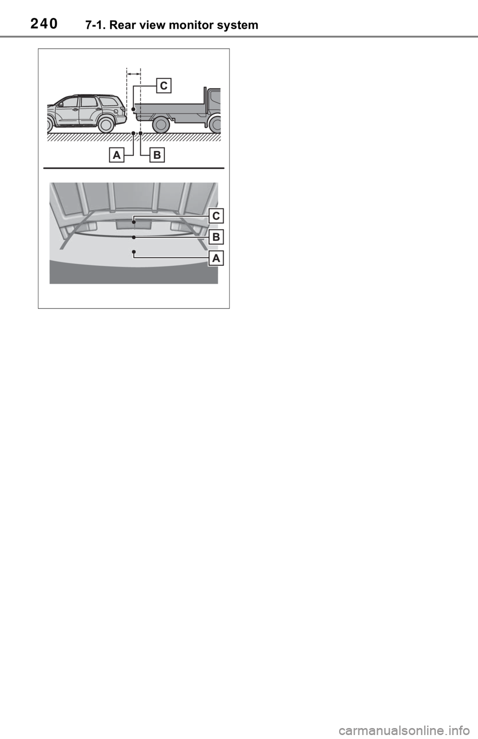 TOYOTA SEQUOIA 2020  Accessories, Audio & Navigation (in English) 2407-1. Rear view monitor system 
