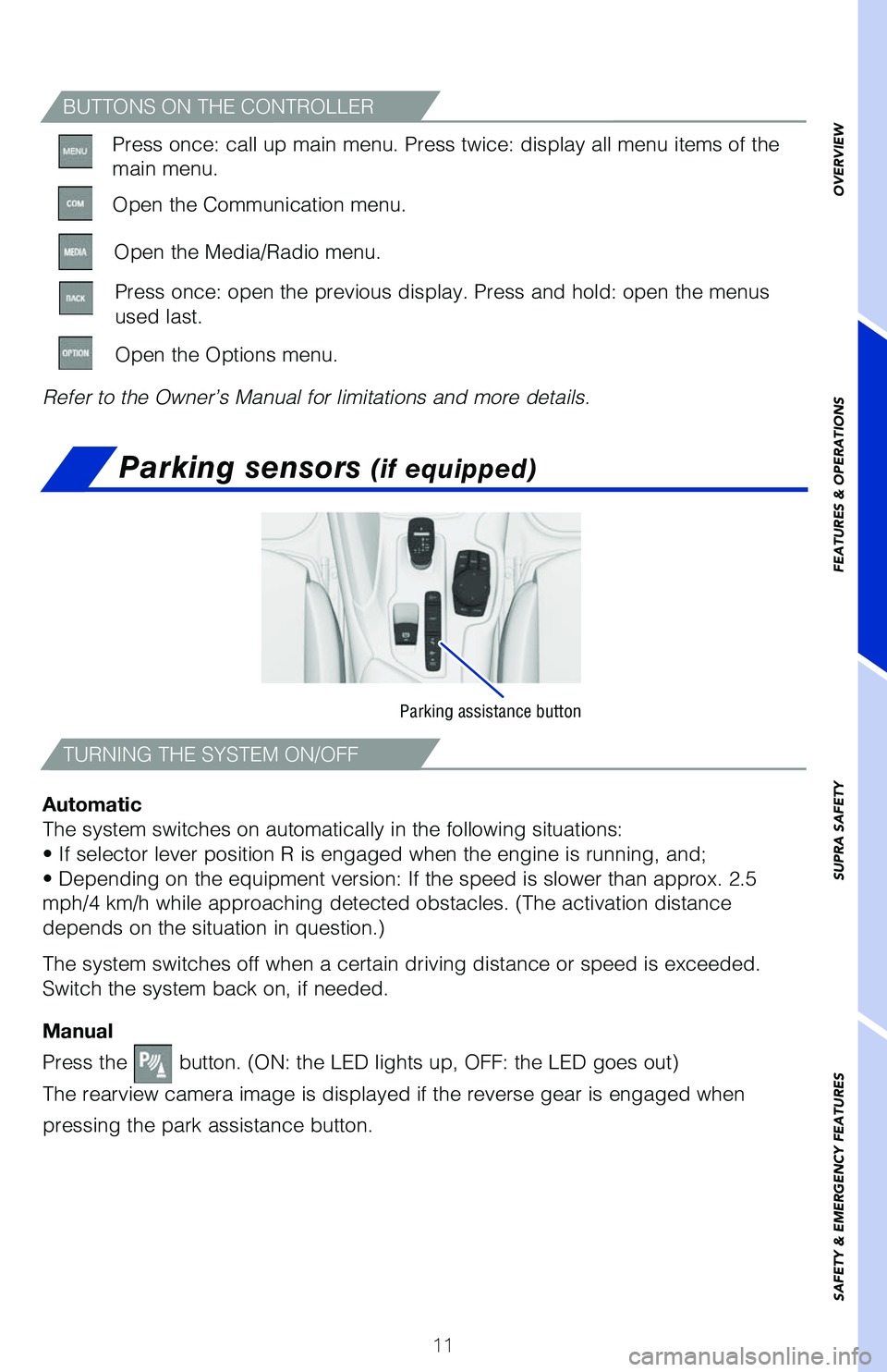 TOYOTA SUPRA 2021 (in English) User Guide 63773_MY21_Supra_Text.indd 1163773_MY21_Supra_Text.indd 112/18/20 7:21 PM2/18/20 7:21 PM TOYOTA SUPRA 2021 (in English) User Guide 63773_MY21_Supra_Text.indd 1163773_MY21_Supra_Text.indd 112/18/20 7:21 PM2/18/20 7:21 PM