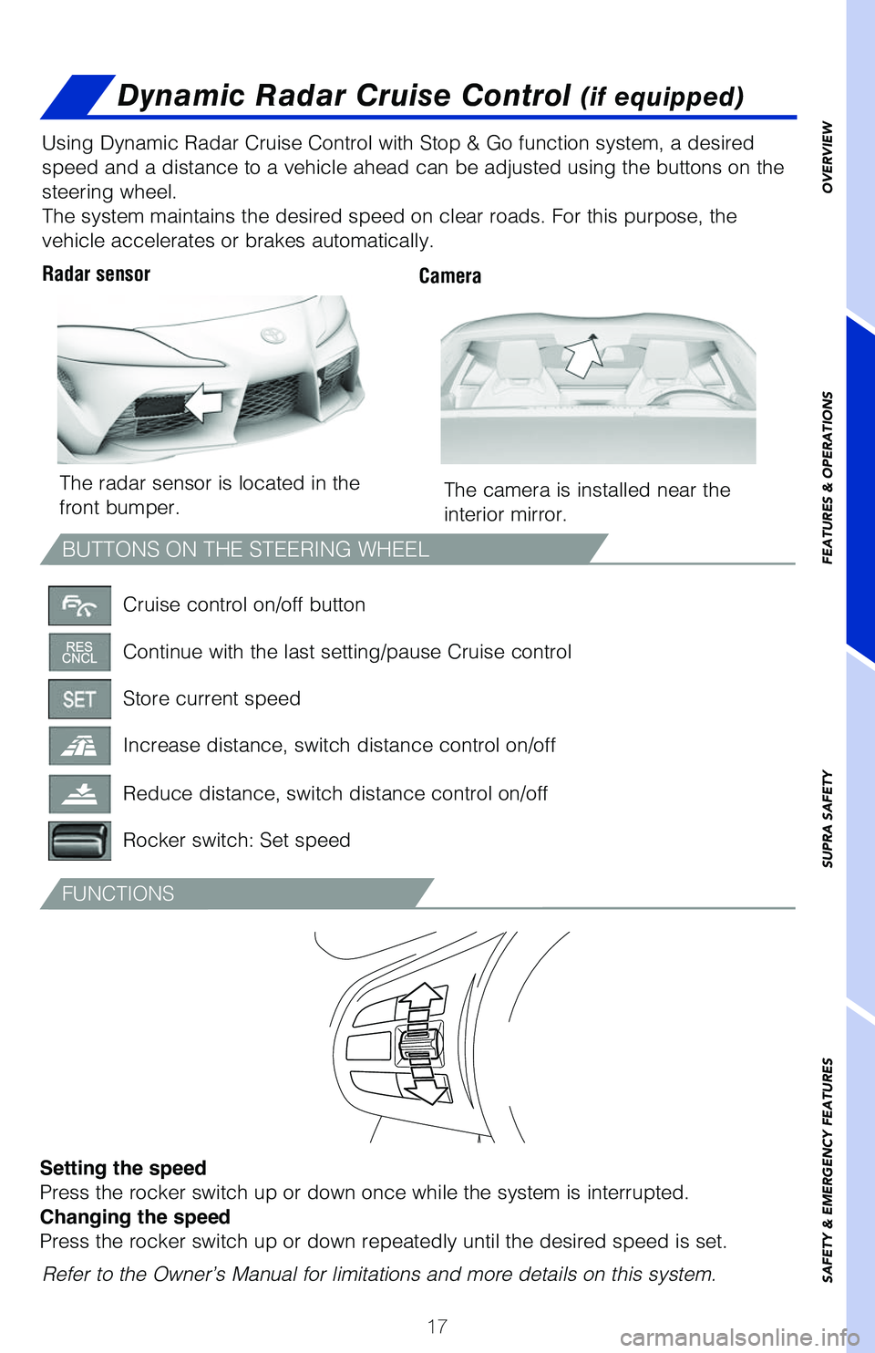 TOYOTA SUPRA 2021 (in English) User Guide 63773_MY21_Supra_Text.indd 1763773_MY21_Supra_Text.indd 172/18/20 7:22 PM2/18/20 7:22 PM TOYOTA SUPRA 2021 (in English) User Guide 63773_MY21_Supra_Text.indd 1763773_MY21_Supra_Text.indd 172/18/20 7:22 PM2/18/20 7:22 PM