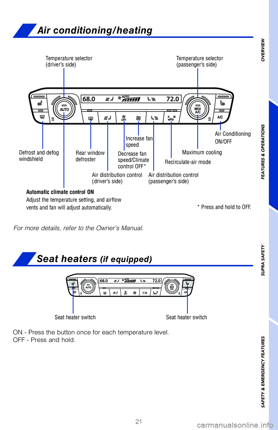 TOYOTA SUPRA 2021 (in English) Owners Manual 63773_MY21_Supra_Text.indd 2163773_MY21_Supra_Text.indd 212/18/20 7:22 PM2/18/20 7:22 PM TOYOTA SUPRA 2021 (in English) Owners Manual 63773_MY21_Supra_Text.indd 2163773_MY21_Supra_Text.indd 212/18/20 7:22 PM2/18/20 7:22 PM