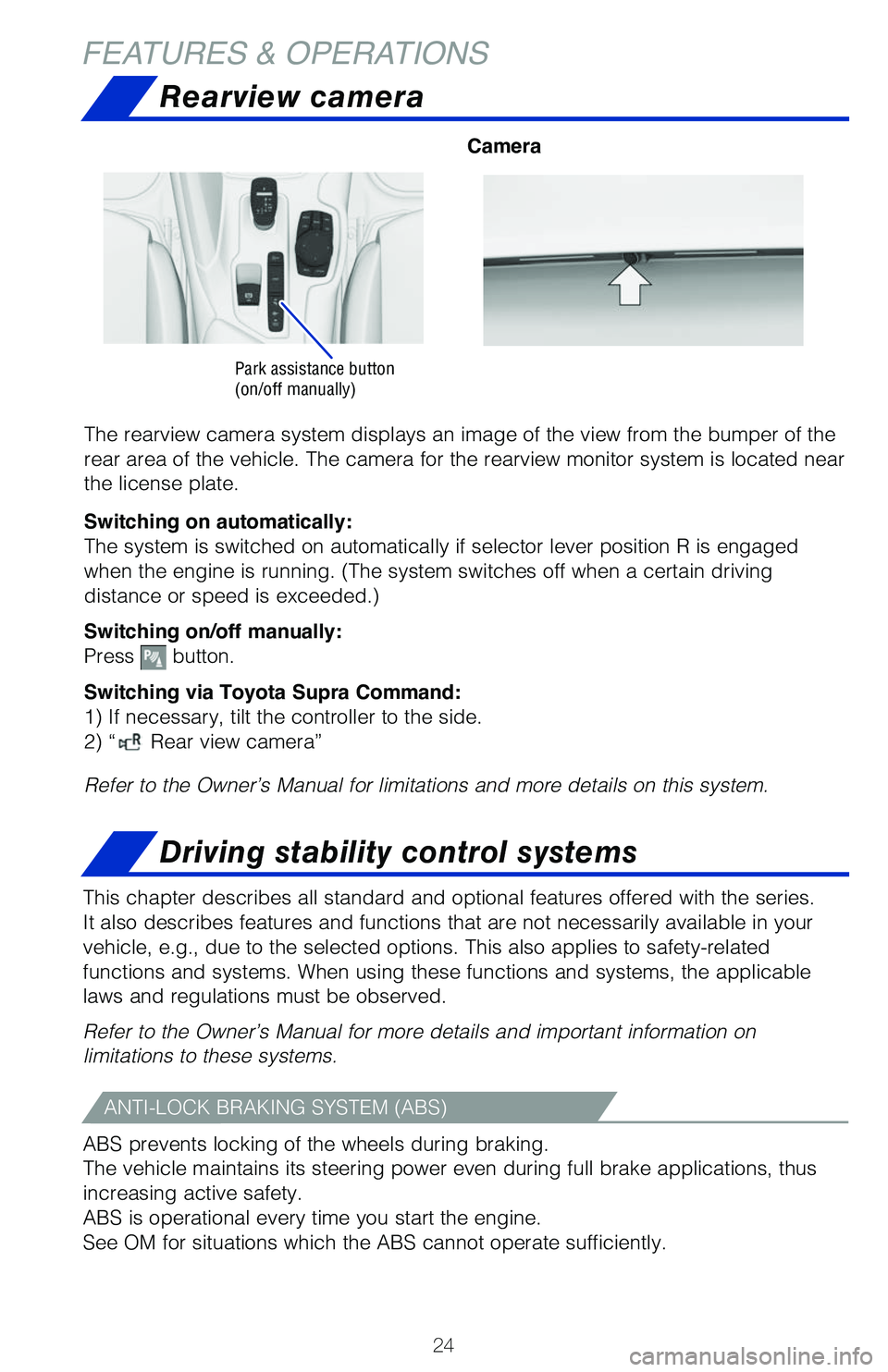 TOYOTA SUPRA 2021 (in English) Owners Manual 63773_MY21_Supra_Text.indd 2463773_MY21_Supra_Text.indd 242/18/20 7:22 PM2/18/20 7:22 PM TOYOTA SUPRA 2021 (in English) Owners Manual 63773_MY21_Supra_Text.indd 2463773_MY21_Supra_Text.indd 242/18/20 7:22 PM2/18/20 7:22 PM