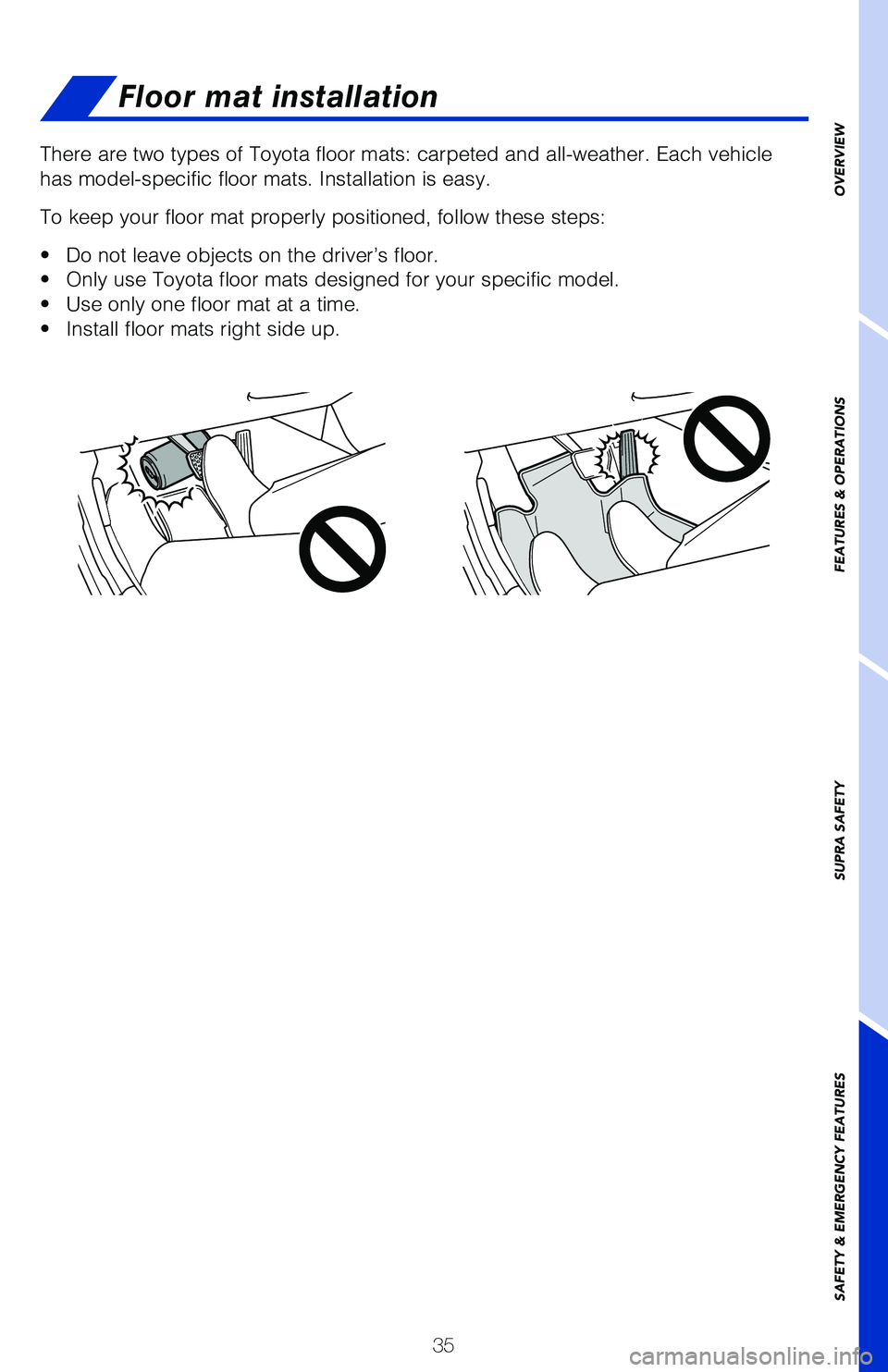 TOYOTA SUPRA 2021 (in English) Owners Guide 63773_MY21_Supra_Text.indd 3563773_MY21_Supra_Text.indd 352/18/20 7:22 PM2/18/20 7:22 PM TOYOTA SUPRA 2021 (in English) Owners Guide 63773_MY21_Supra_Text.indd 3563773_MY21_Supra_Text.indd 352/18/20 7:22 PM2/18/20 7:22 PM