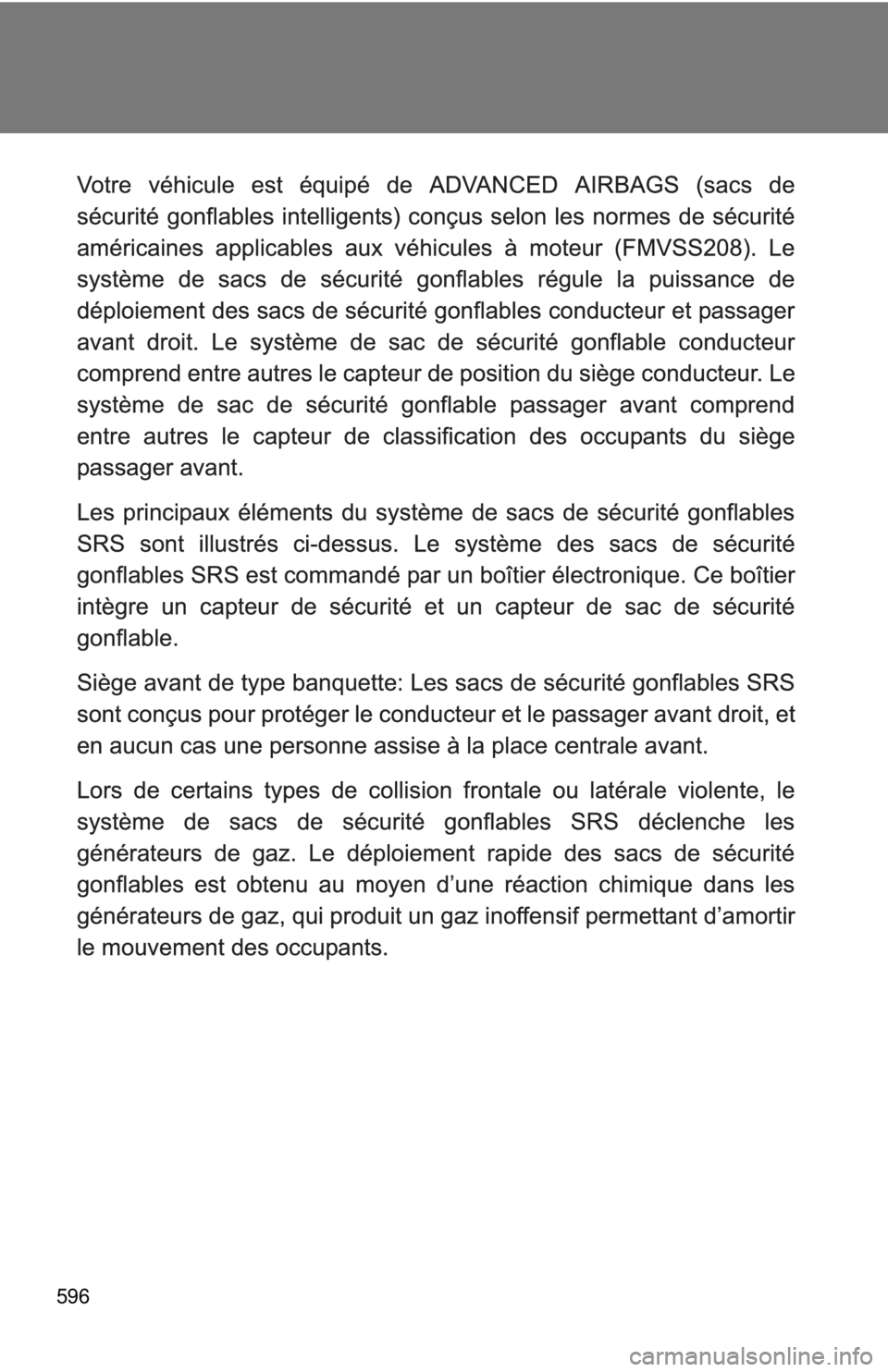 TOYOTA TACOMA 2012 Owners Manual (in English) 596 TOYOTA TACOMA 2012 Owners Manual (in English) 596
