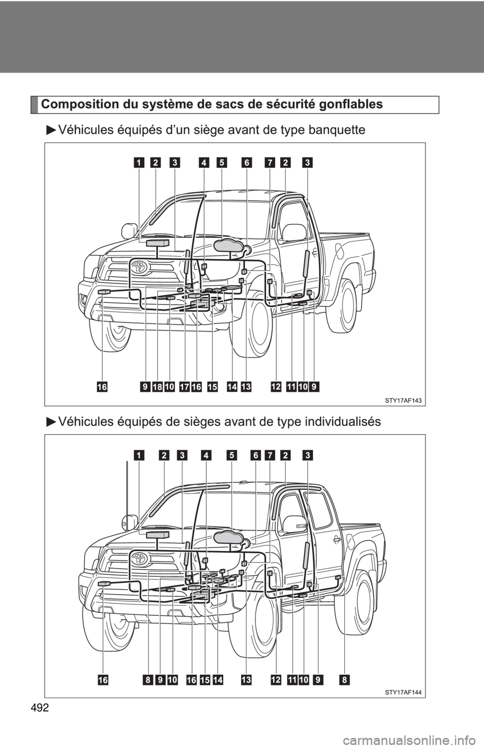 TOYOTA TACOMA 2013 Owners Manual (in English) 492 TOYOTA TACOMA 2013 Owners Manual (in English) 492