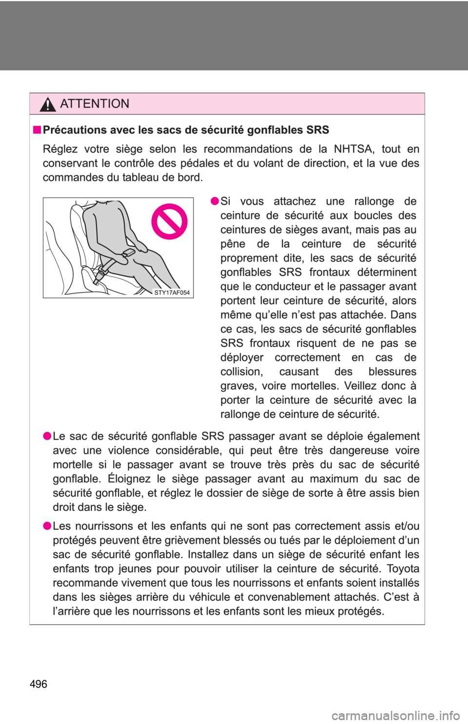TOYOTA TACOMA 2013 Owners Manual (in English) 496 TOYOTA TACOMA 2013 Owners Manual (in English) 496