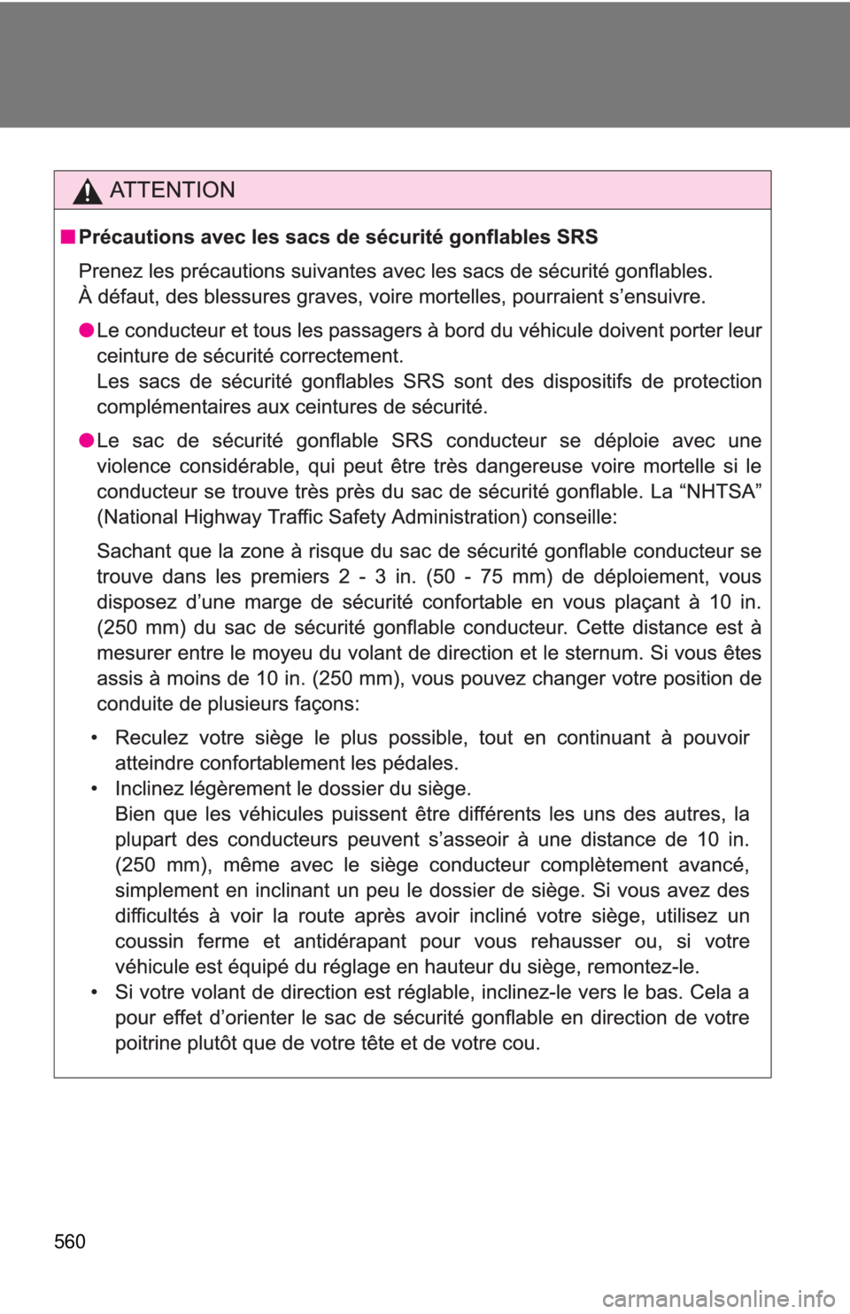 TOYOTA TACOMA 2015 Owners Manual (in English) 560 TOYOTA TACOMA 2015 Owners Manual (in English) 560